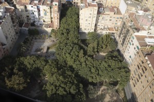 Vista aérea del parque Manuel Granero