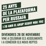 25 Anys de la Plataforma per Russafa 25 Anys de la Plataforma per Russafa